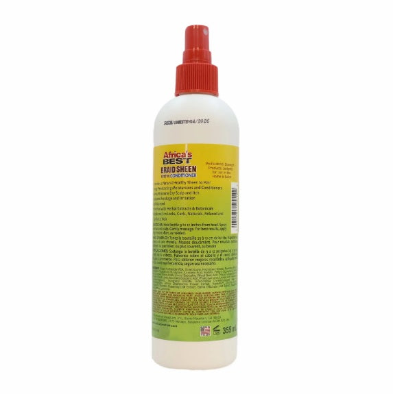Spray lissant pour tresses Africa's Best 12 oz