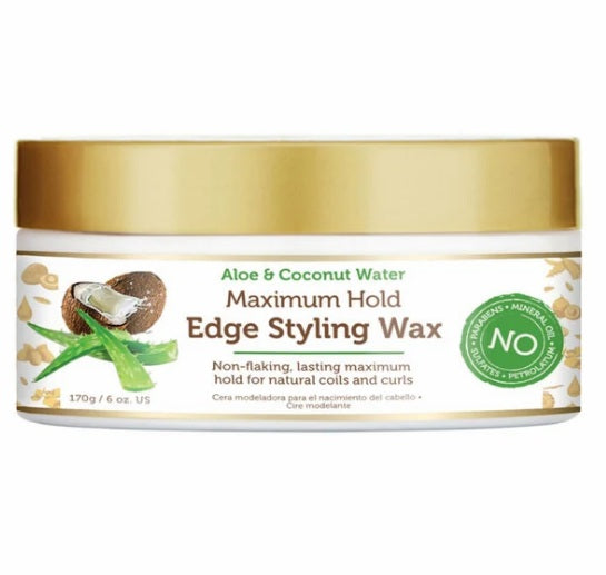 African Pride Moisture Miracle Maximum Hold Edge Styling Wax 170g