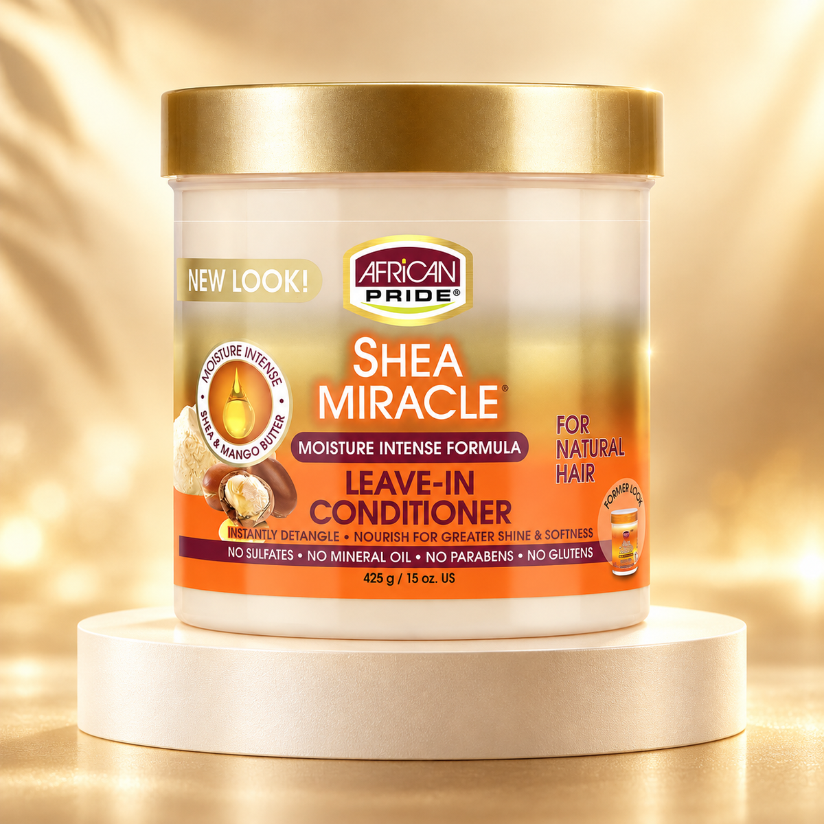 African Pride Miracle Shea Butter Leave-In Conditioner 15oz