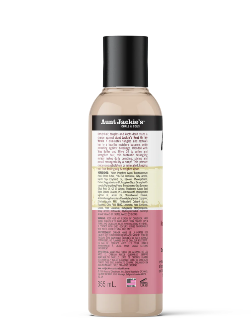 Aunt Jackie's hair product bottle on a white background