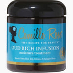 Camille Rose Oud Rich Infusion moisture treatment jar on a white background