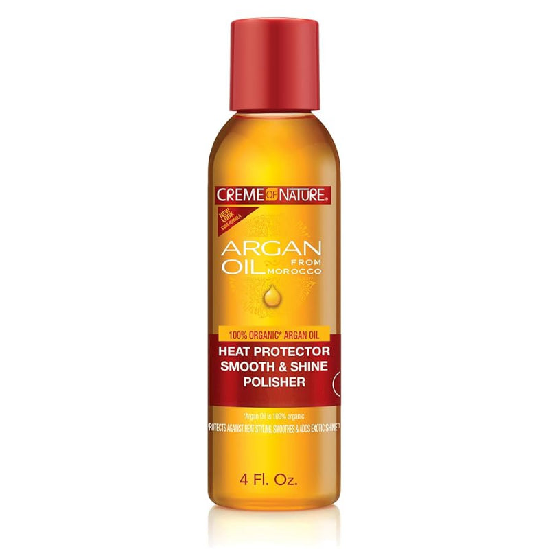 Creme of Nature Argan Oil bottle on a white background