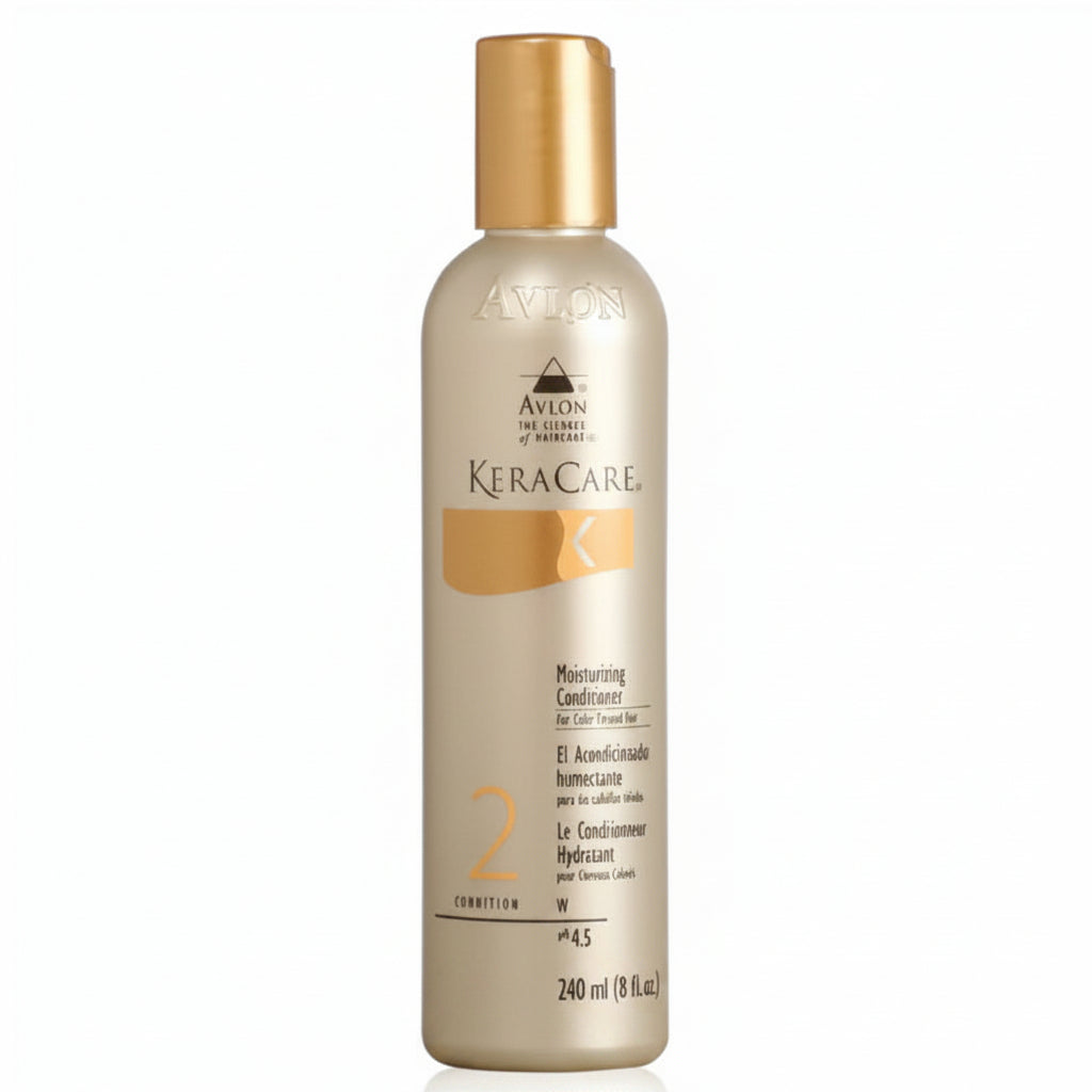 KeraCare conditioner bottle on a white background