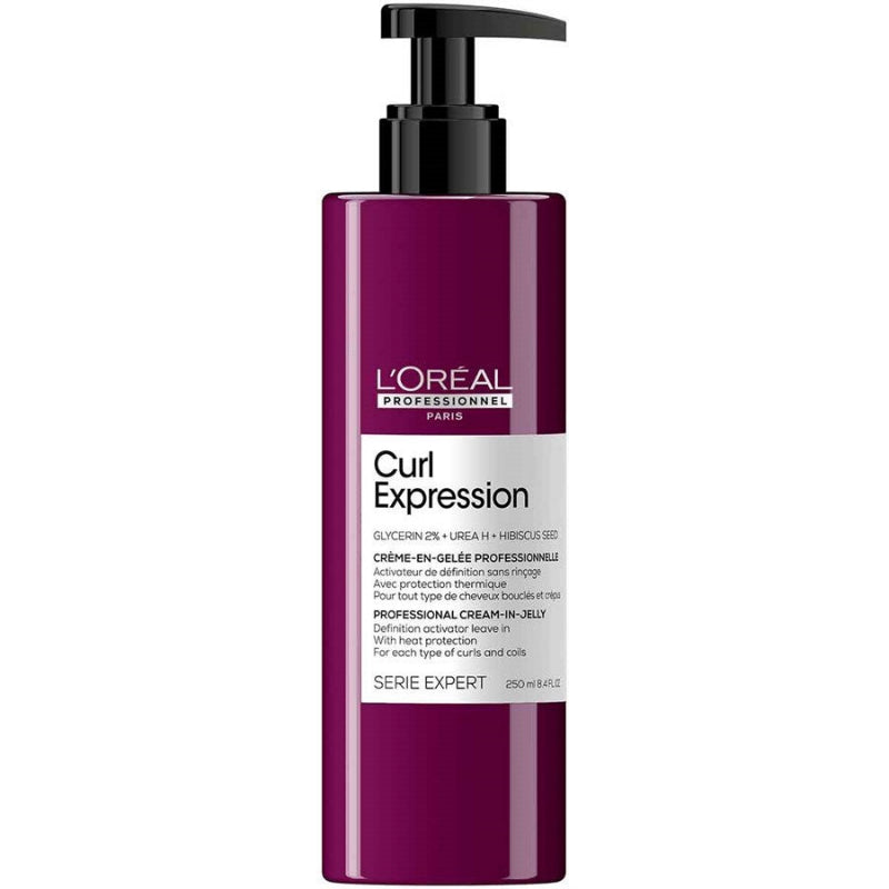 L'Oreal Curl Expression hair product bottle on a white background