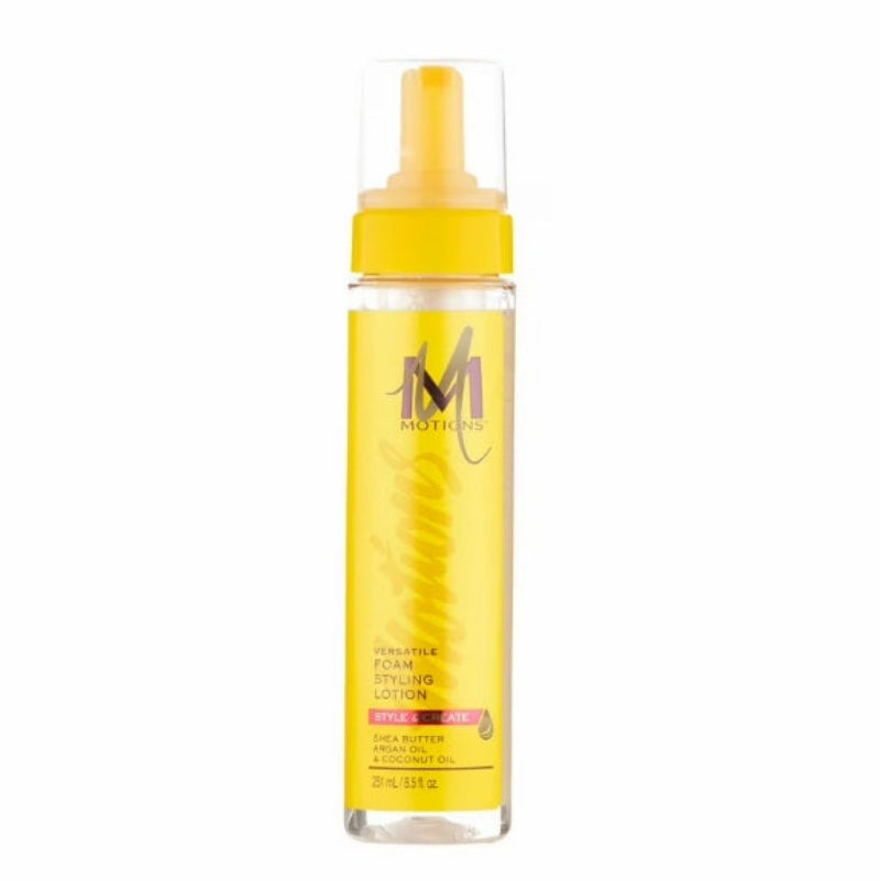 Yellow bottle with a pump dispenser on a white background