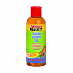 Bottle of Africa's Best Argan Growth Oil on a white background