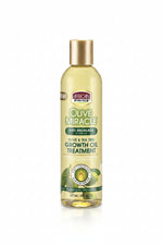 African Pride Olive Miracle Growth Oil Treatment bottle on a white background