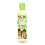 Bottle of Kids Organics Protein Plus Conditioning Growth Oil Remedy on a white background