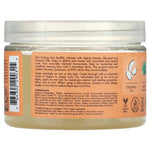 Jar of curling gel with label showing ingredients and branding.