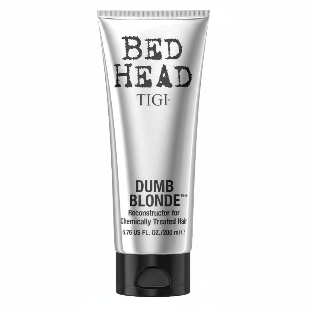 TIGI Bed Head Dumb Blonde hair product on a white background